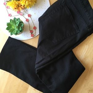 J Crew Factory Matchstick Black Jeans